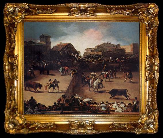 framed  Francisco de goya y Lucientes The Bullifight, ta009-2